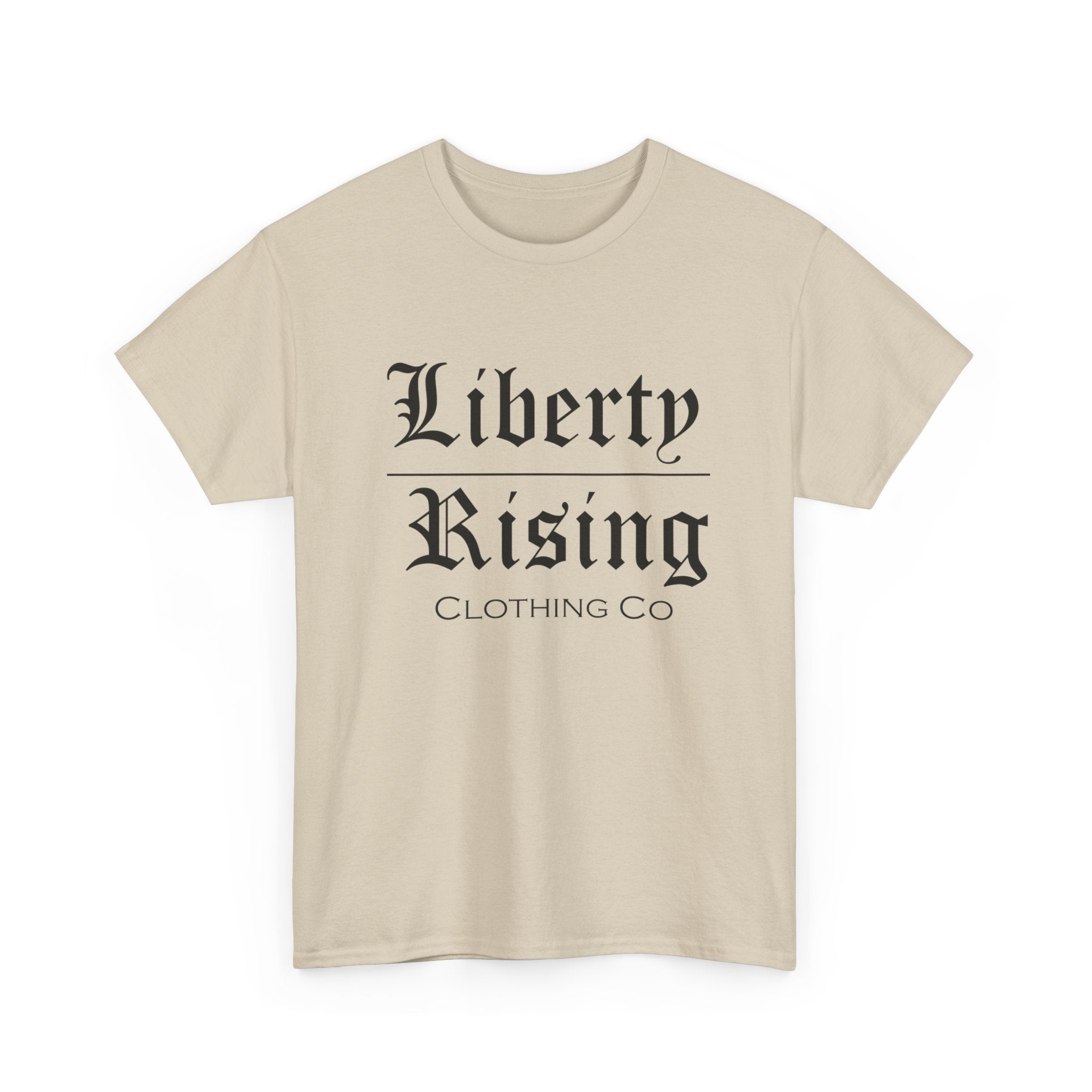 Liberty Rising Unisex Heavy Cotton Tee, Graphic T-Shirt, Casual Wear, Gift for Freedom Lovers, Minimalist Style