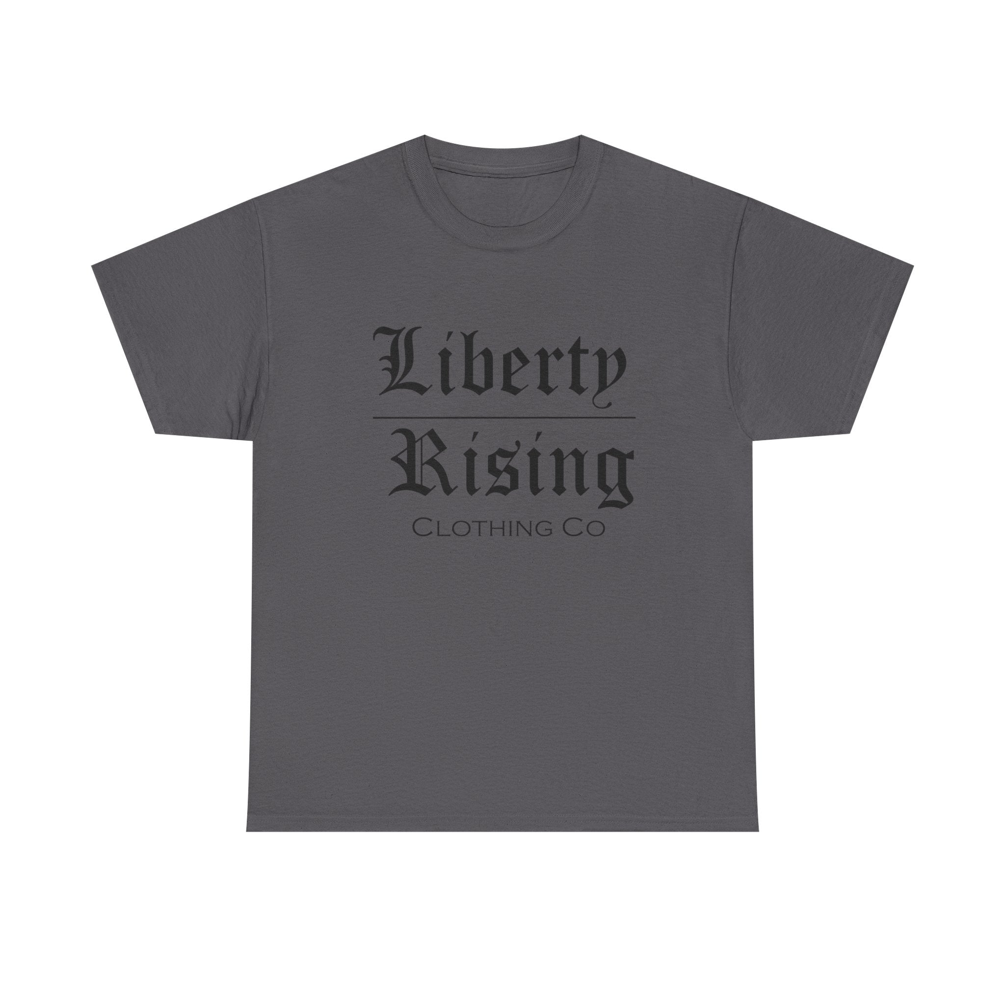 Liberty Rising Unisex Heavy Cotton Tee, Graphic T-Shirt, Casual Wear, Gift for Freedom Lovers, Minimalist Style
