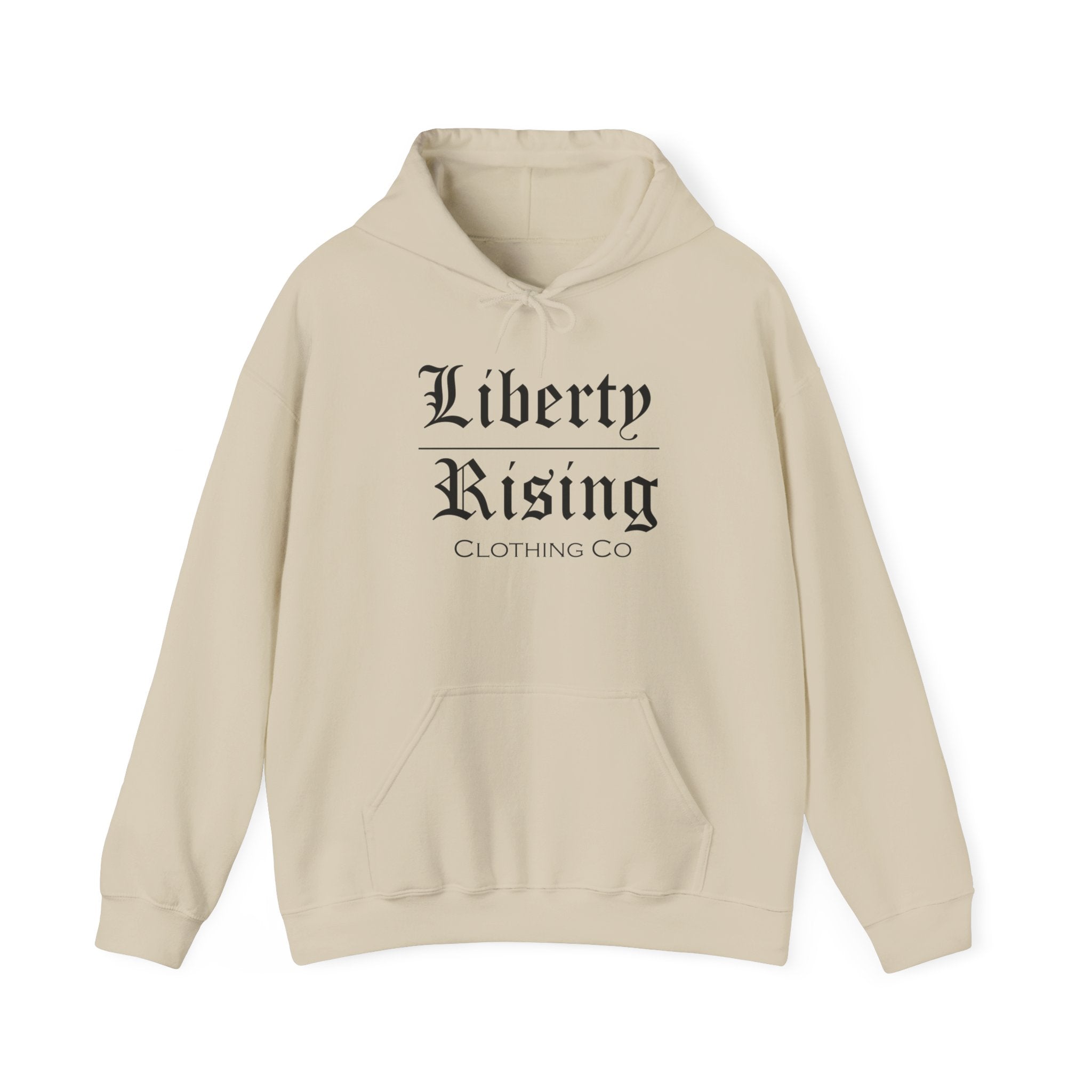 White American Nationalist Liberty Rising Hoodie, Unisex Pullover Sweatshirt, Statement Apparel, Perfect for Activists, Casual Wear, Gift for Freedom Lovers
